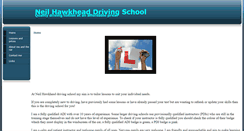 Desktop Screenshot of neilhawkheaddrivingschool.co.uk